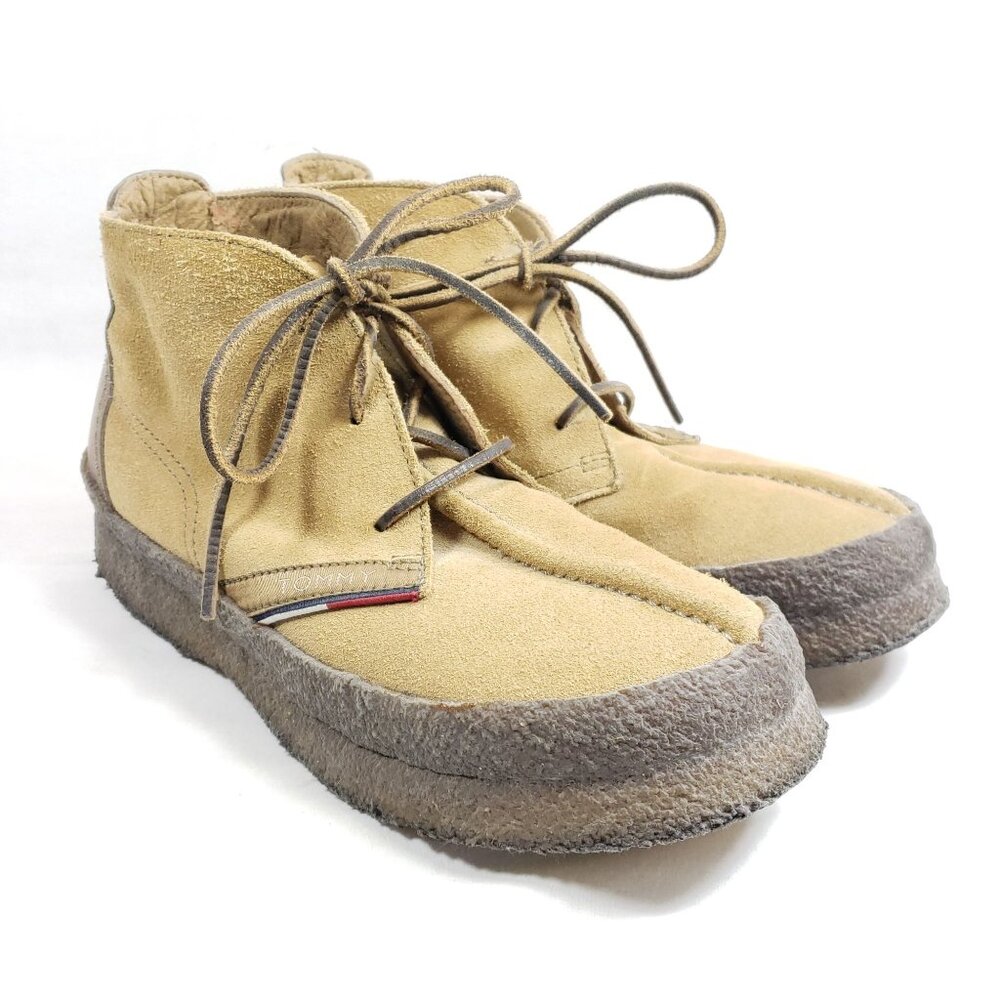 Tommy Hilfiger Men's Size 8 Tan Suede Ankle Boots